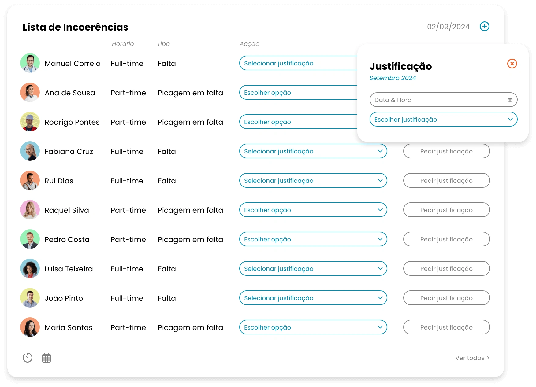 Controlo de Horas Trabalhadas
