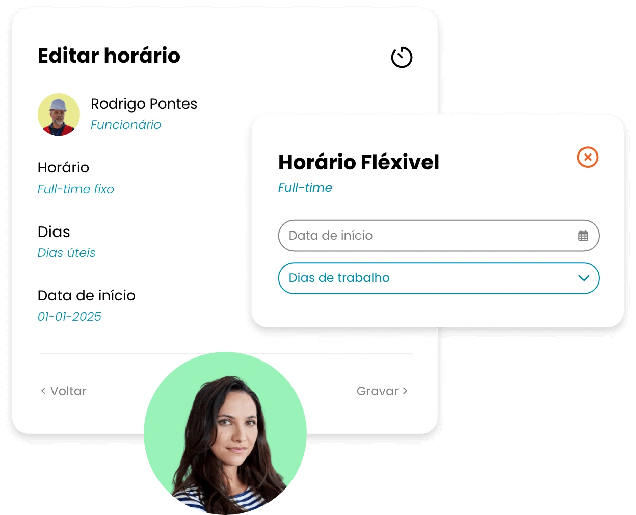 Configuração de Horários Personalizados